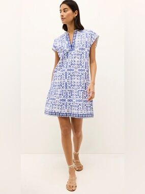 Marie Oliver Henrietta Dress in Melody(blue) size XS